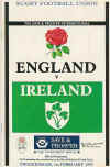 01/02/1992 : England v Ireland