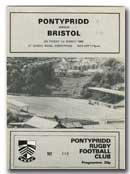01/03/1985 : Pontypridd v Bristol