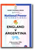 03/11/1990 : England v Argentina