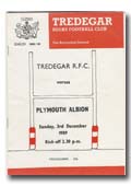 03/12/1989 : Tredegar v Plymouth Abion