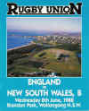 08/06/1988 : New South Wales B v England
