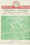 11/02/1950 : England v Ireland