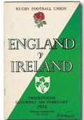16/02/1974 : England v Ireland