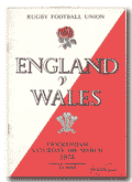 16/03/1974 : England v Wales
