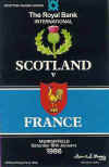 18/01/1986 : Scotland v France