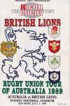 01/07/1989 : British Lions v Australia (1st Test)