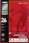 22/09/2007 : Argentina v Namibia