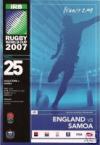 22/09/2007 : England v Samoa