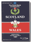 21/03/1987 : Scotland v Wales