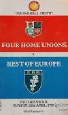22/04/1990 : Four Home Unions v Rest of Europe