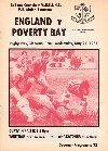 23/05/1985 : Poverty Bay v England