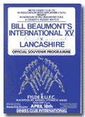 18/04/1982 : Bill Beaumont XV v Lancashire