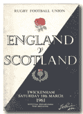 18/03/1961 : England v Scotland